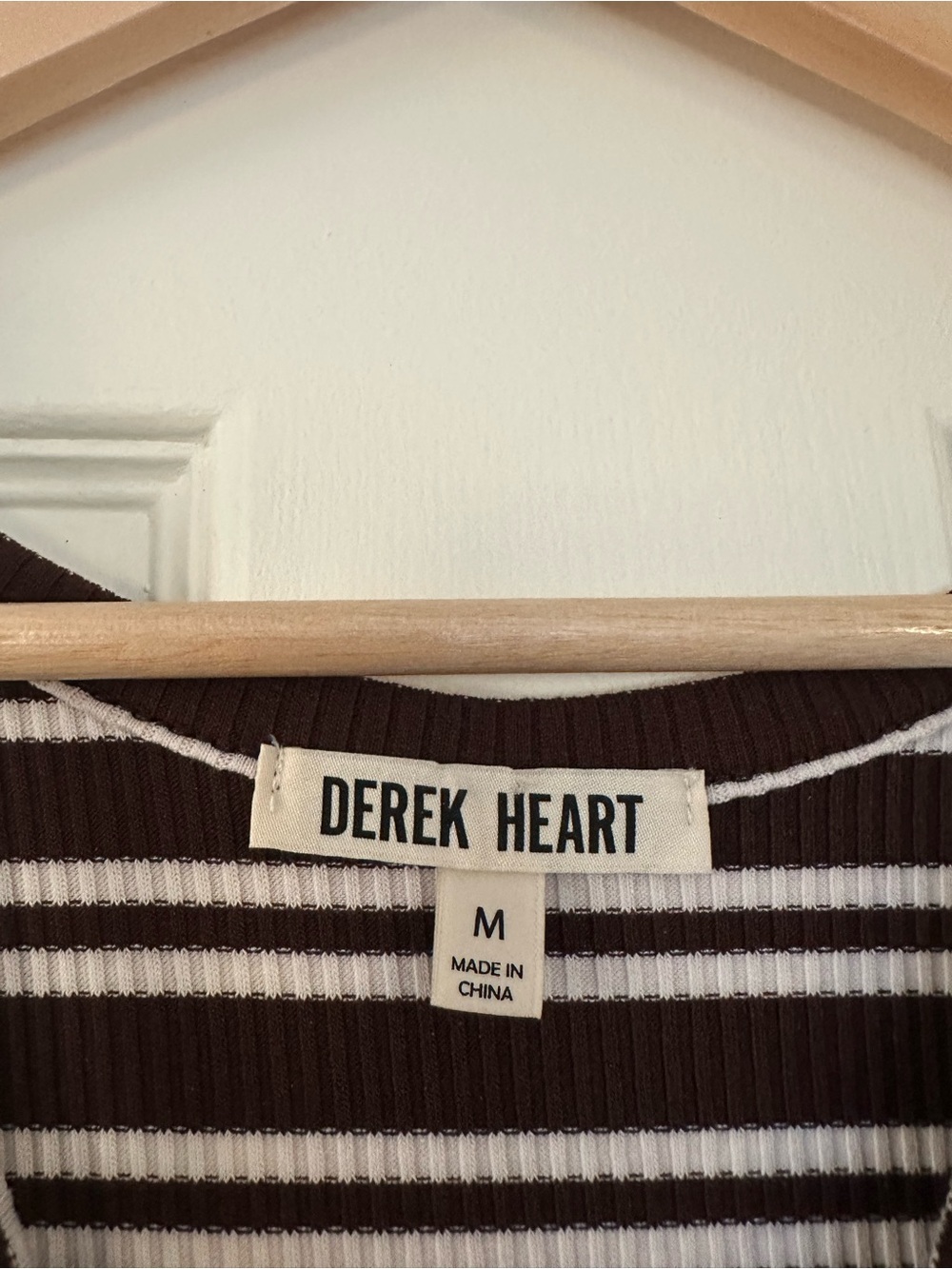 Derek Heart Striped Ribbed Halter Midi Dress - Picture 3 of 4
